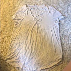 T-shirt with cross cross top